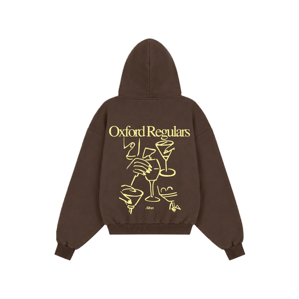 Oxford Regulars Brown Zip-up