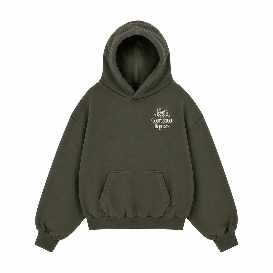 Court Street Regulars Charcoal Hoodie