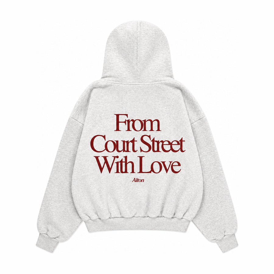 From Court Street Gray Hoodie