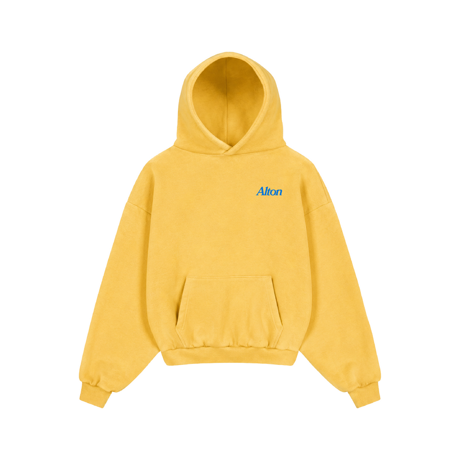 Love Letter From Oxford Yellow Hoodie