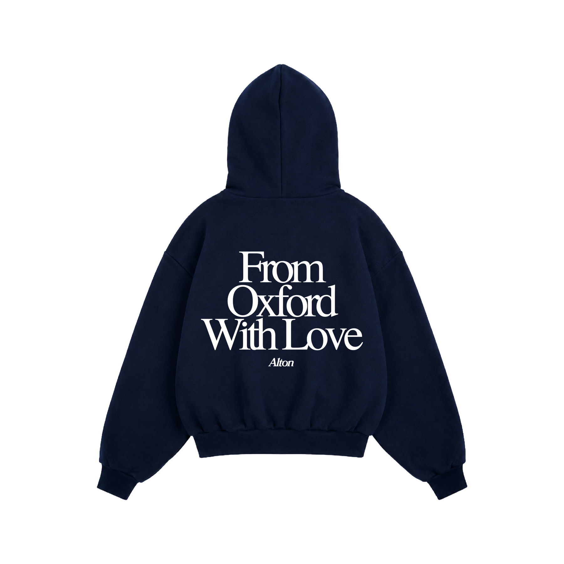 Love Letter From Oxford Navy Hoodie