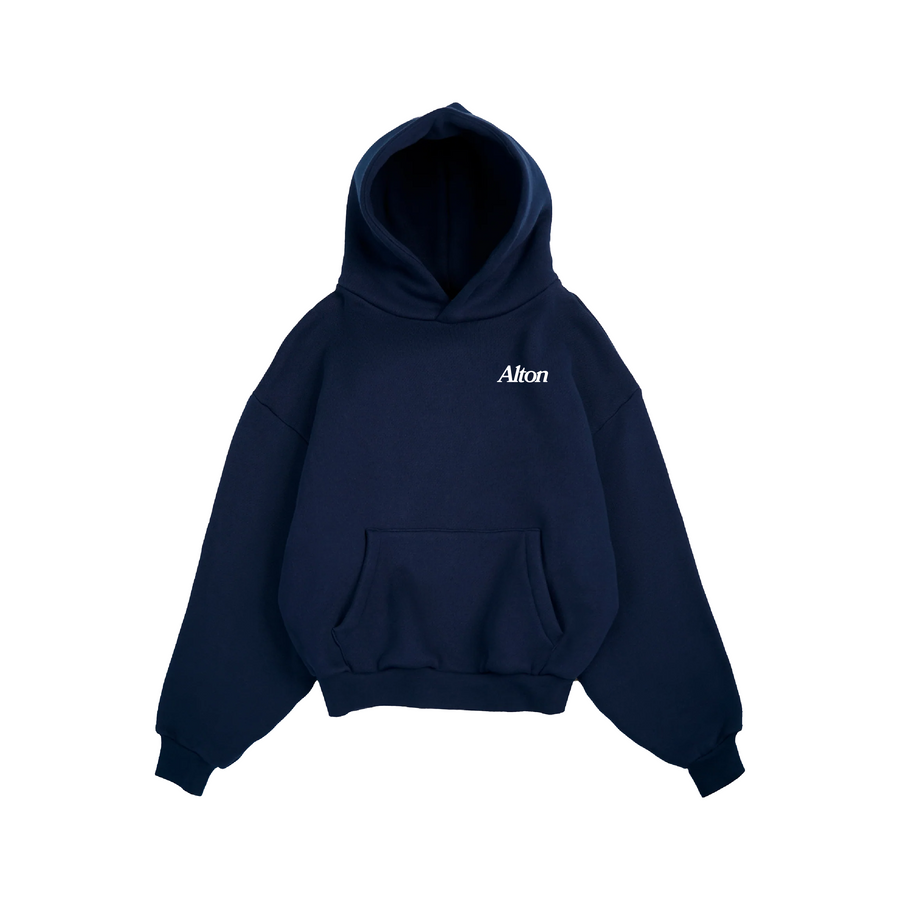 Love Letter From Oxford Navy Hoodie