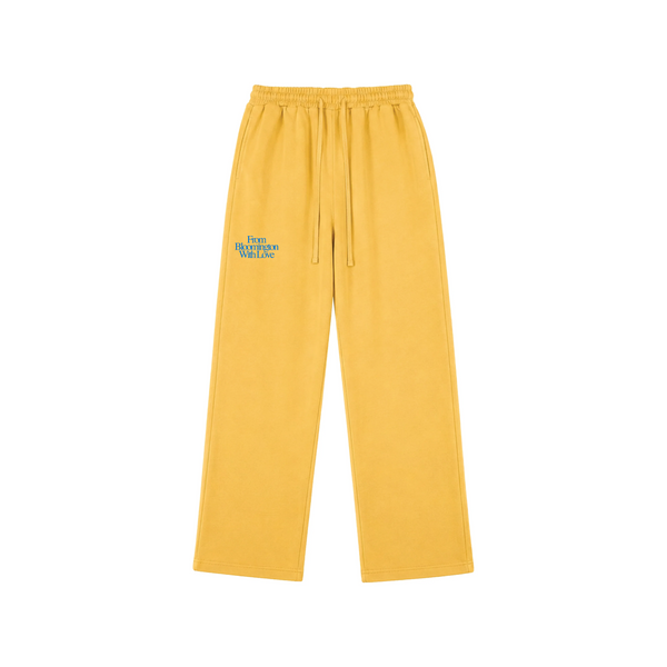 Love Letter From Bloomington Yellow Pants front