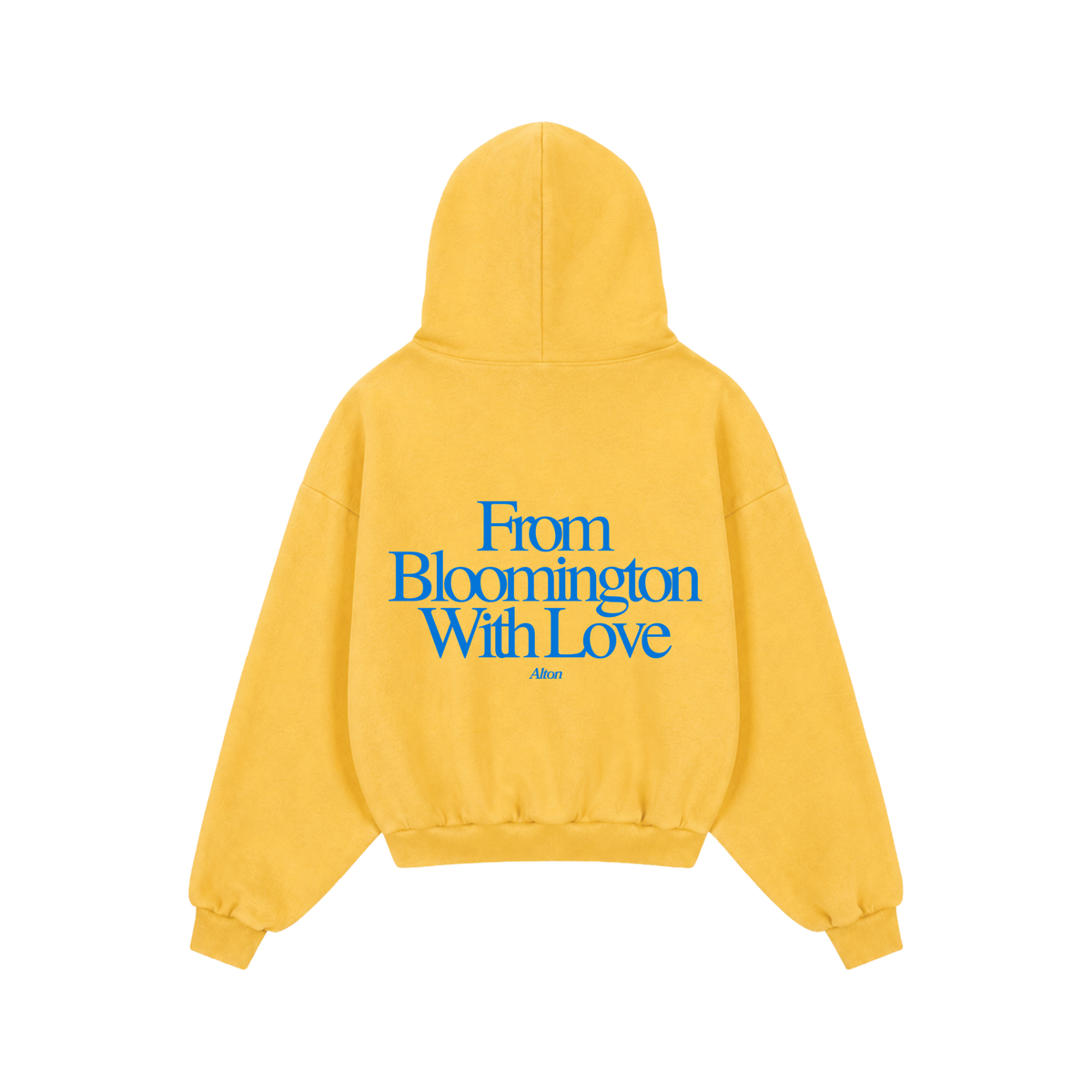 Bloomington Love Letter Yellow Hoodie