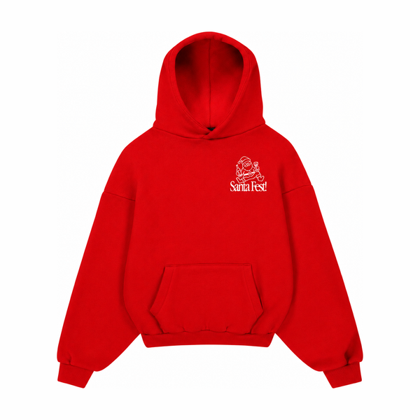 Santa Fest Red Hoodie