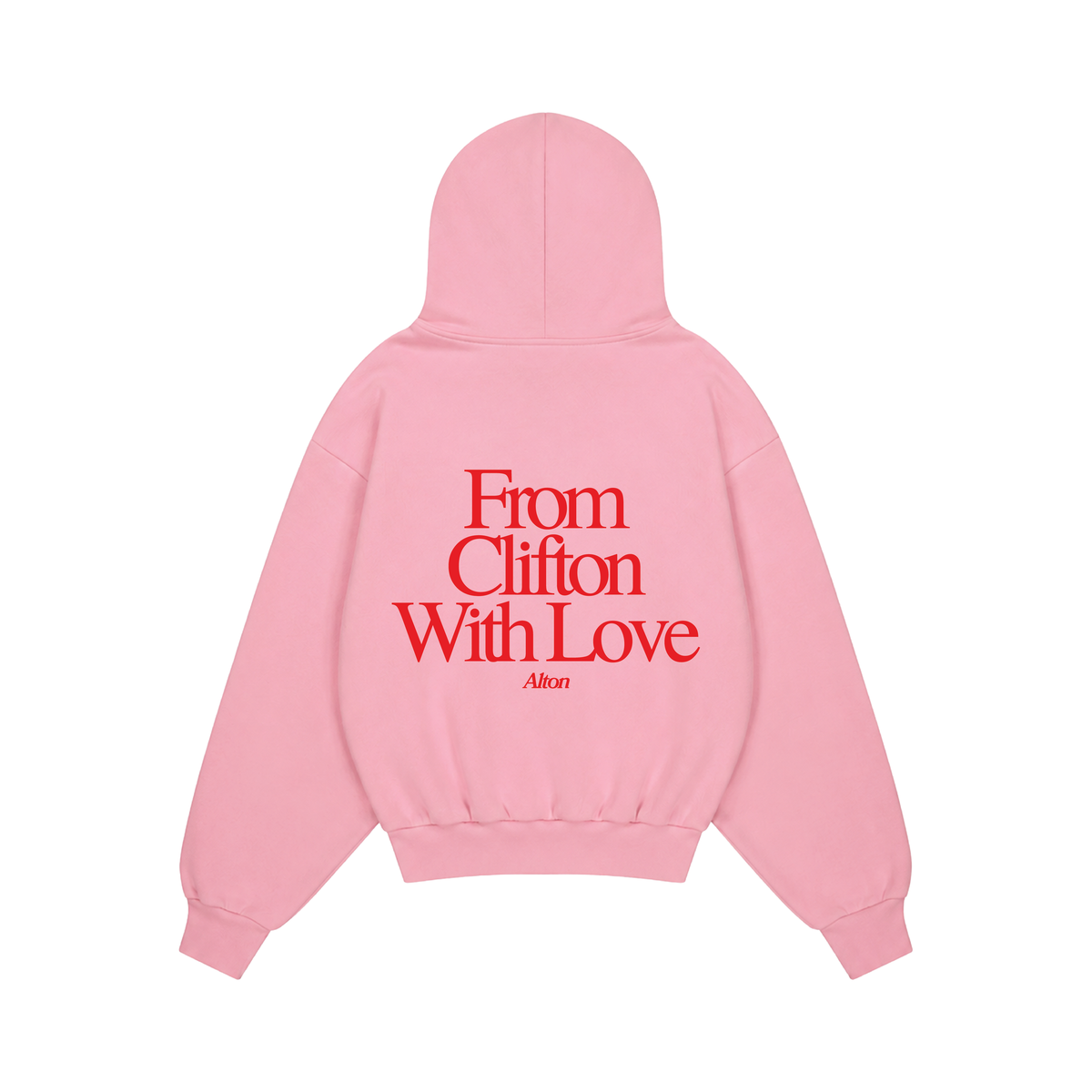 Love Letter From Clifton Pink Hoodie