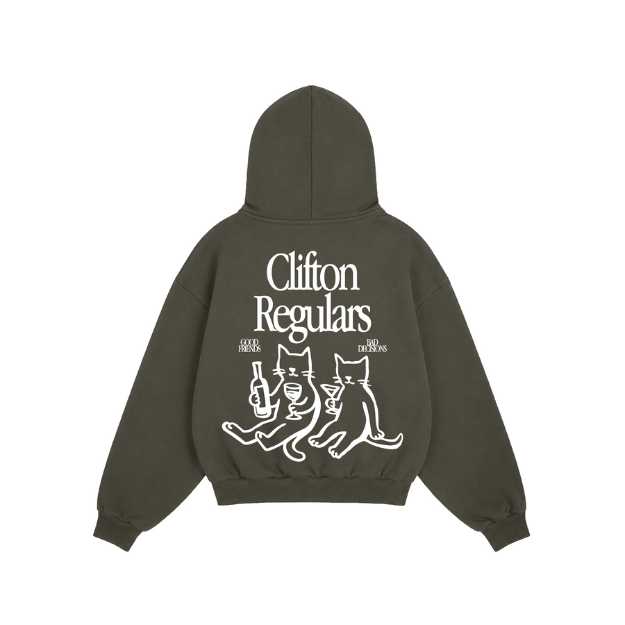 Clifton Regulars Charcoal Hoodie