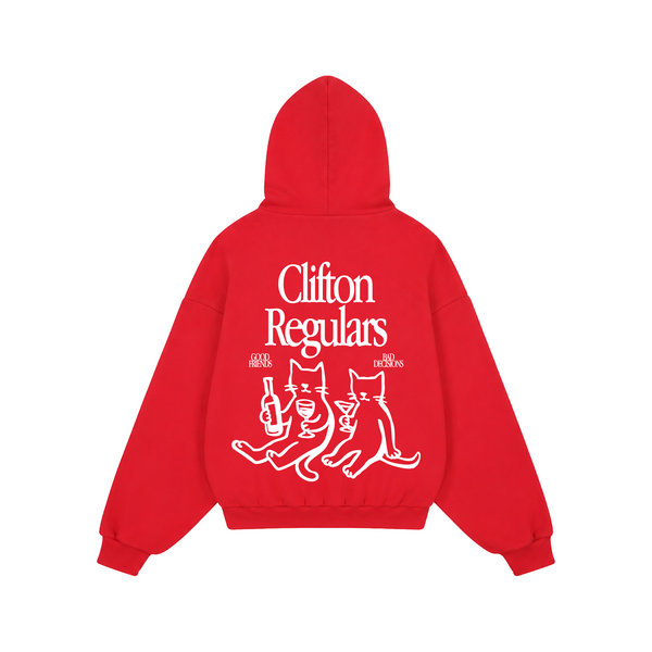 Clifton Regulars Red Hoodie
