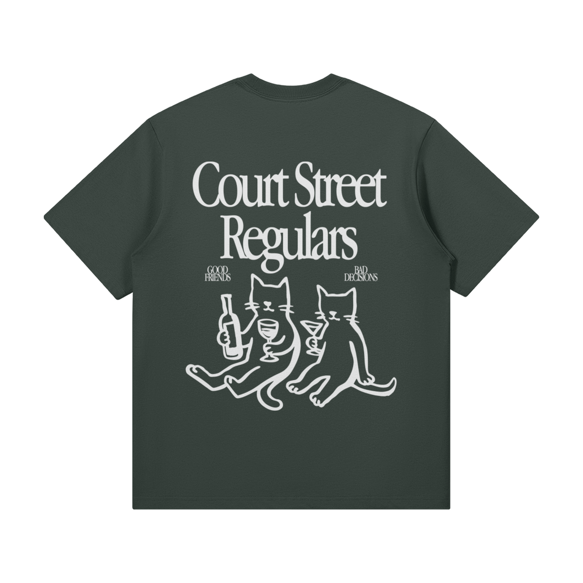 Court Street Regulars Moss Tee
