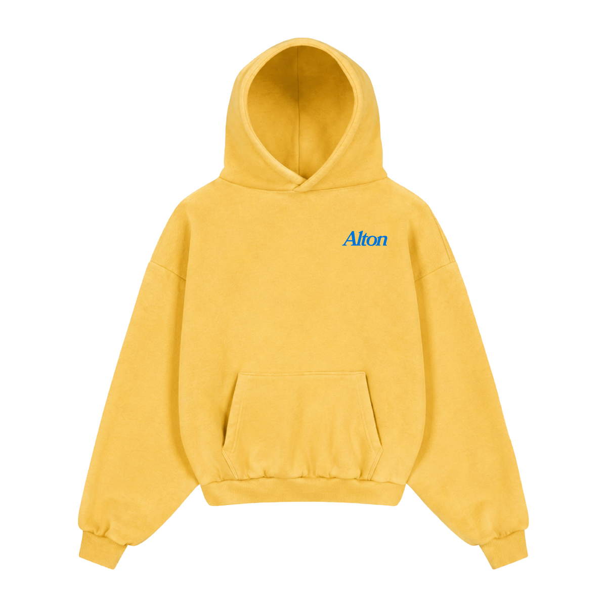 Love Letter From Athens Yellow Hoodie