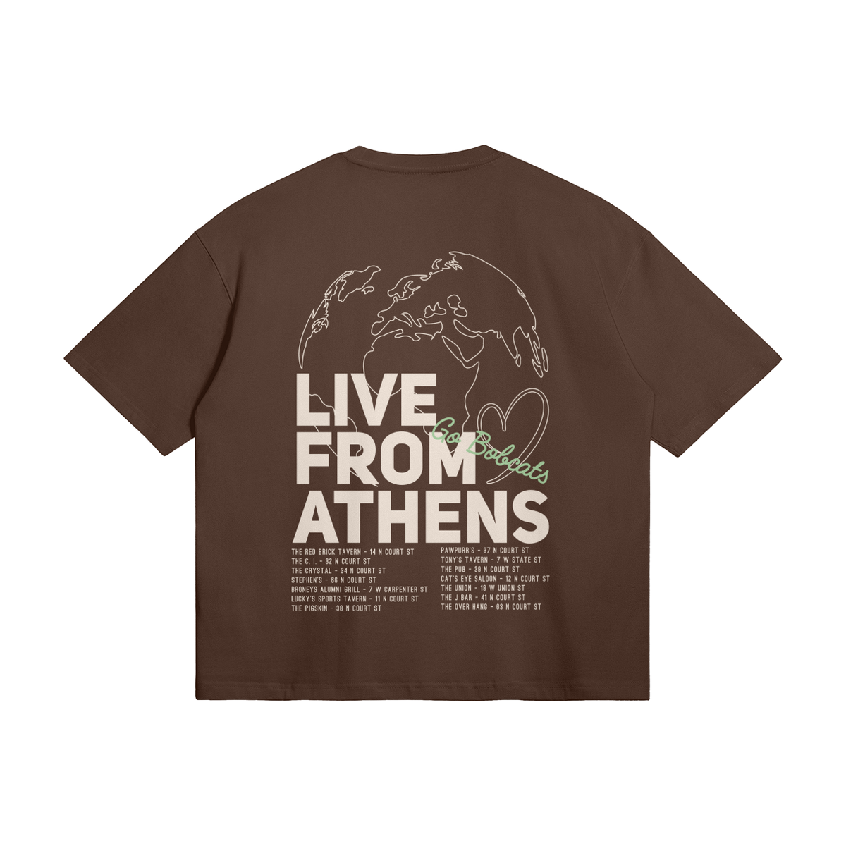 Live From Athens Oversized Tee