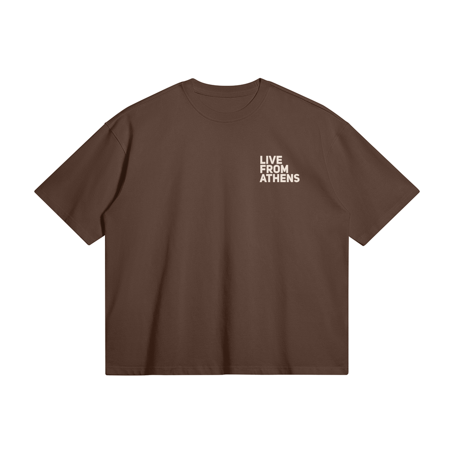 Live From Athens Oversized Tee, detail