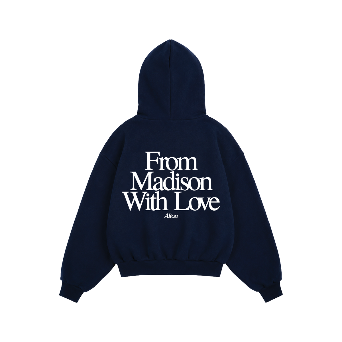 Madison Love Letter Navy Hoodie