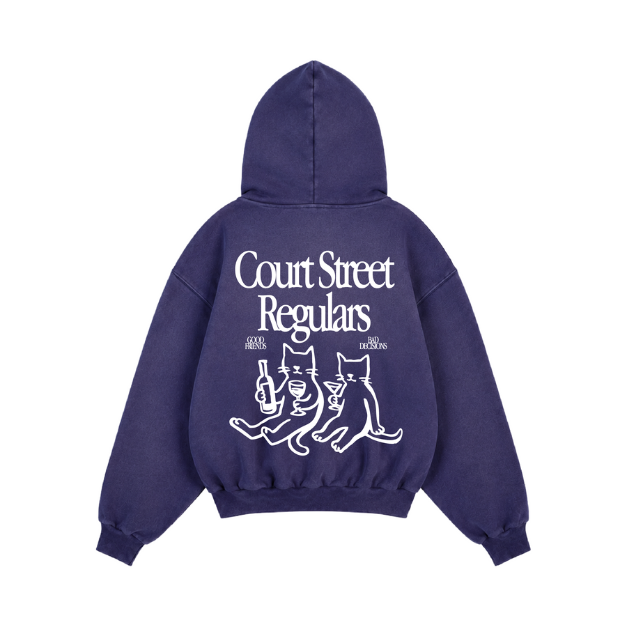 Court Street Regulars Patriot Blue Hoodie