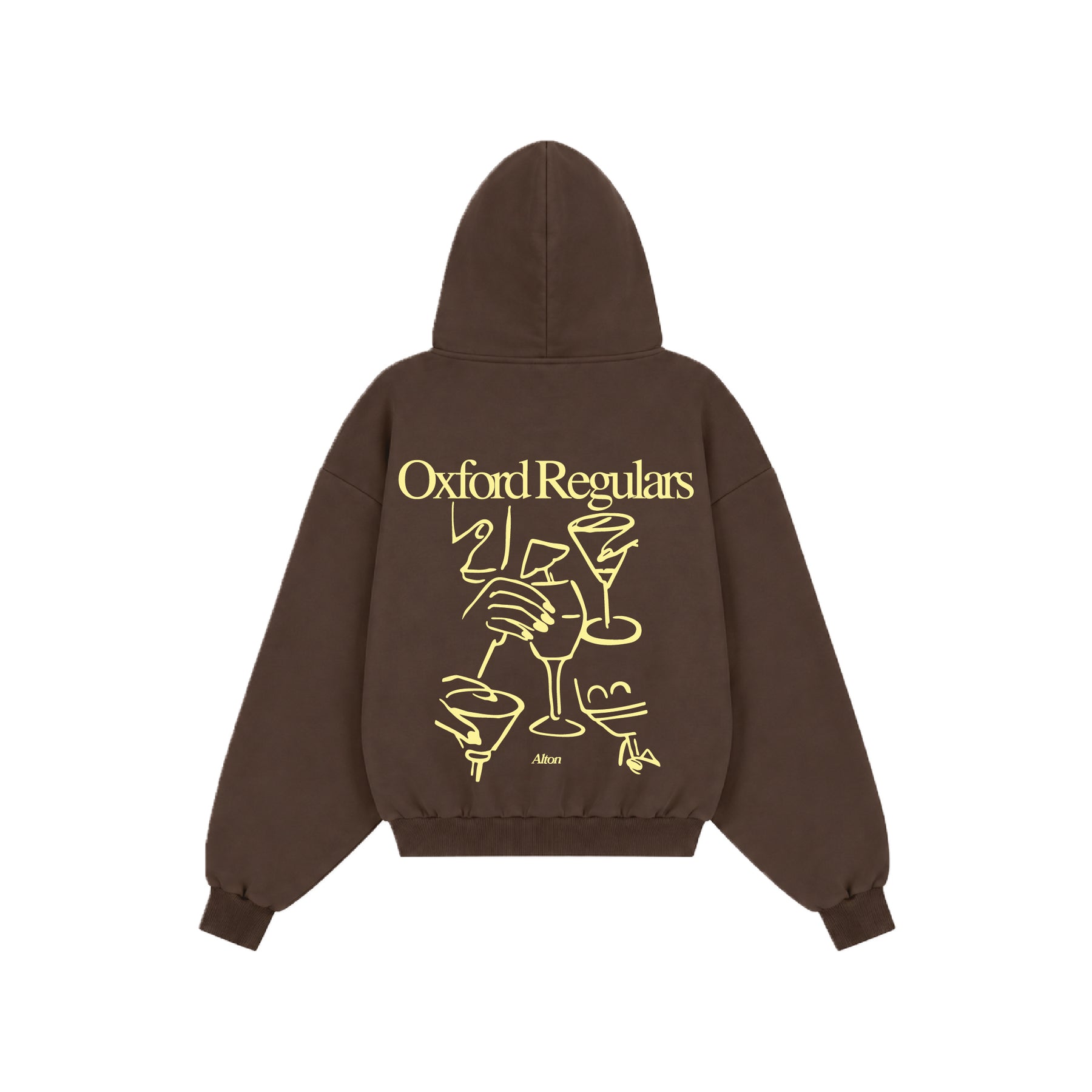 Oxford Regulars Brown Zip-up