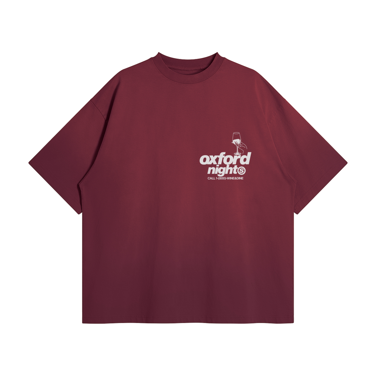 Oxford Nights Burgundy Tee