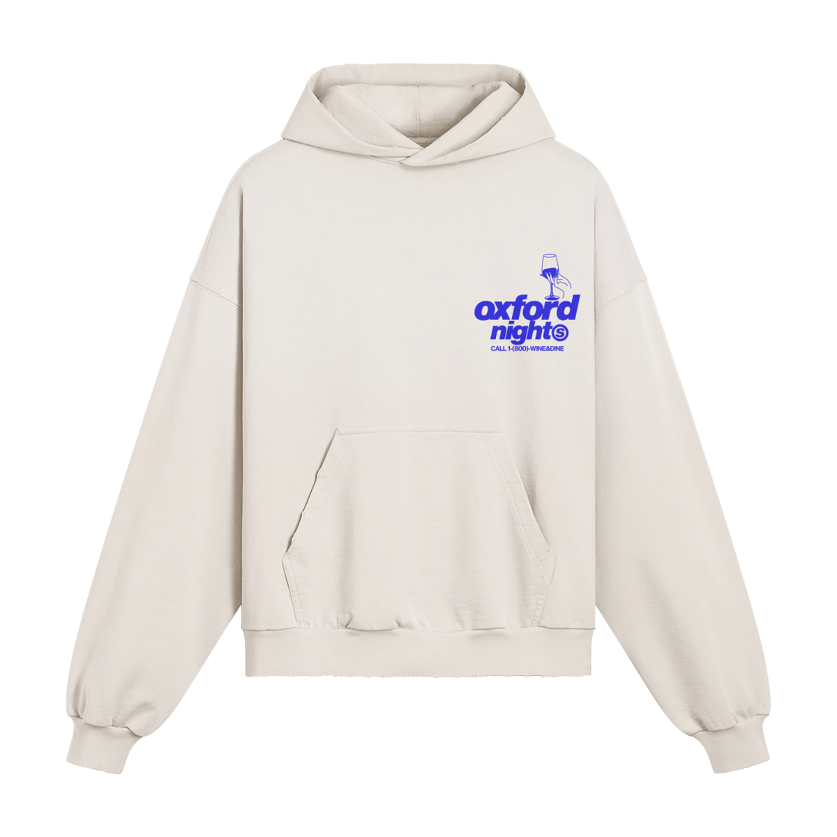 Oxford Nights Light Beige Hoodie