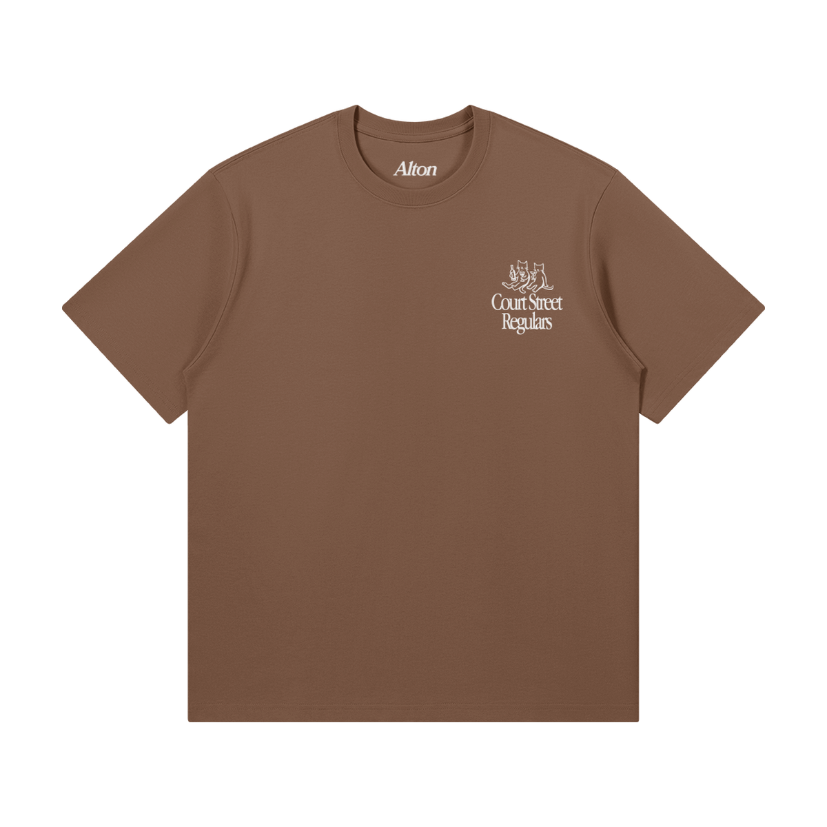 Court Street Regulars Chestnut Tee