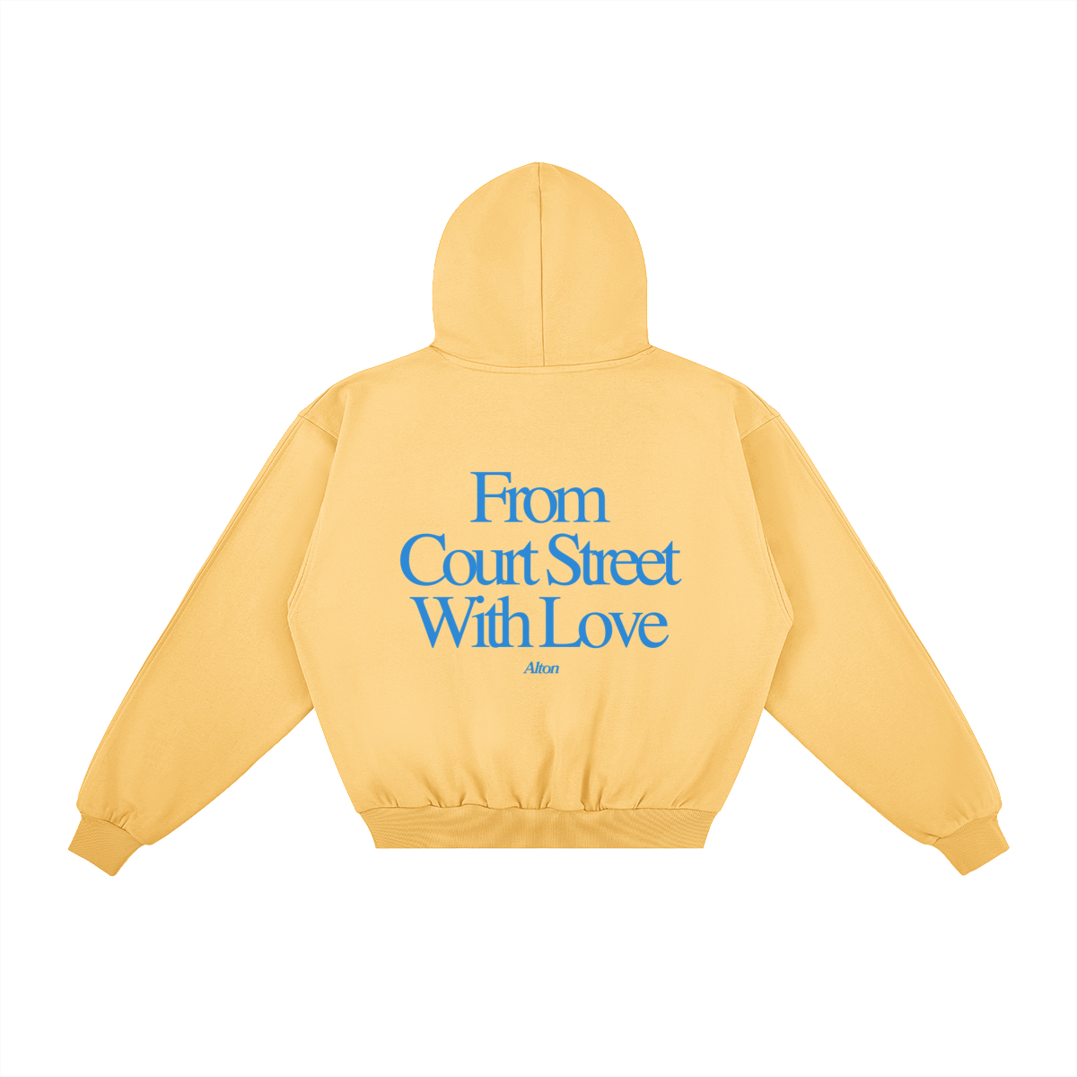 From Court Street Yellow Hoodie