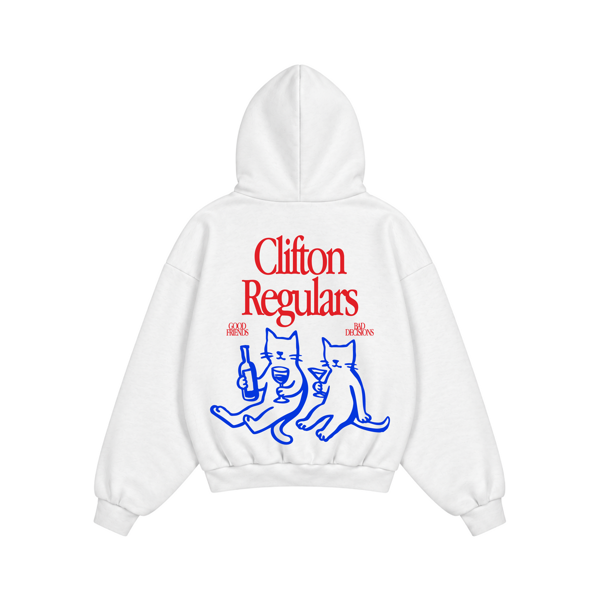 Clifton Regulars White Hoodie