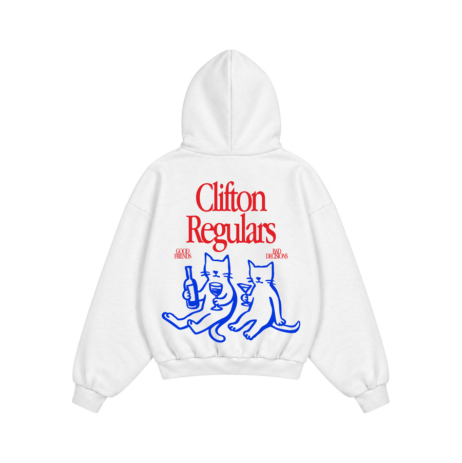 Clifton Regulars White Hoodie
