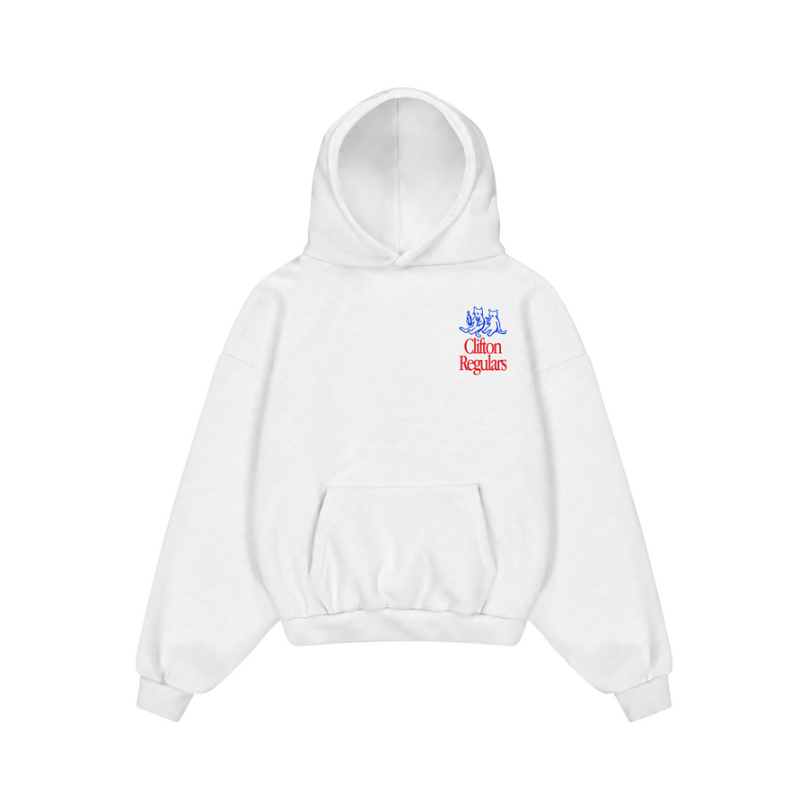Clifton Regulars White Hoodie