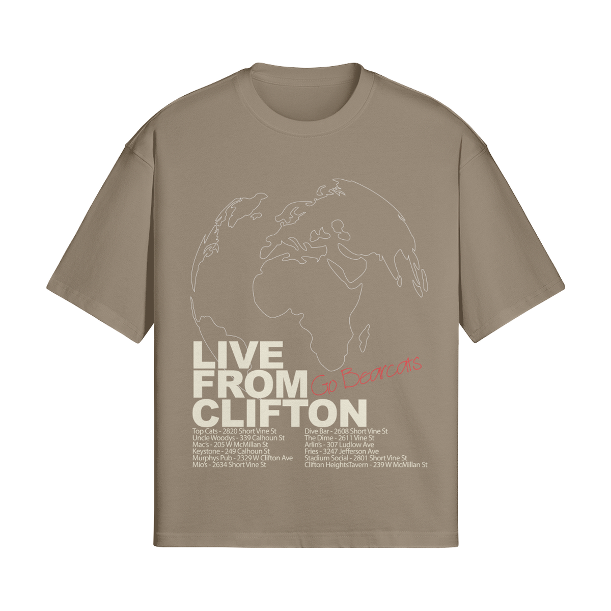 Live From Clifton Tour Shirt