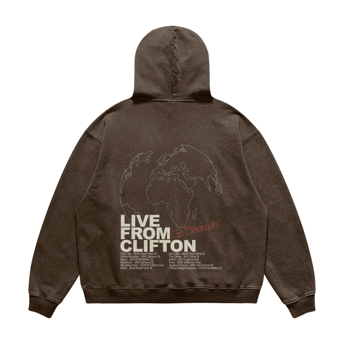Live From Clifton Brown Hoodie