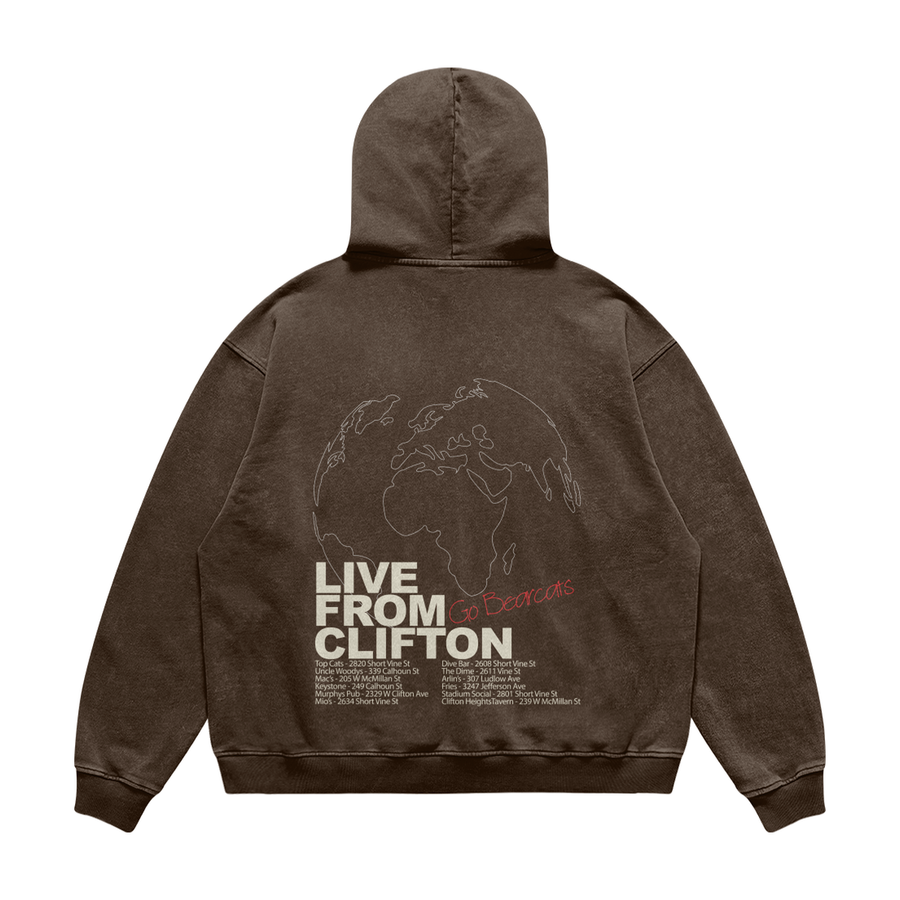 Live From Clifton Brown Hoodie