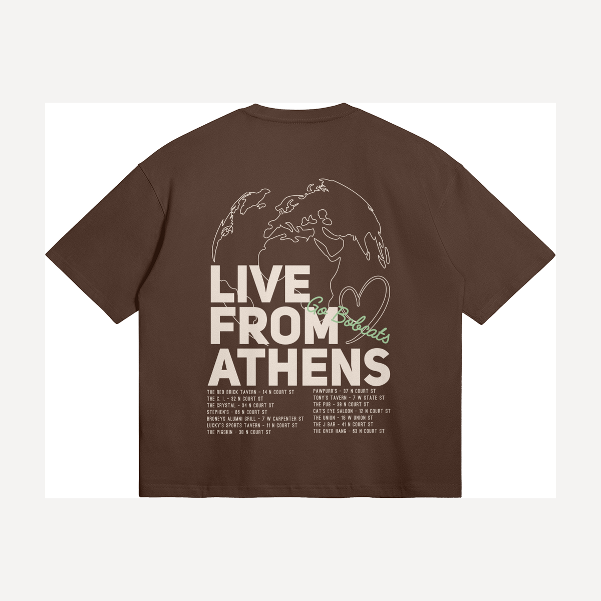 Live From Athens Oversized Tee