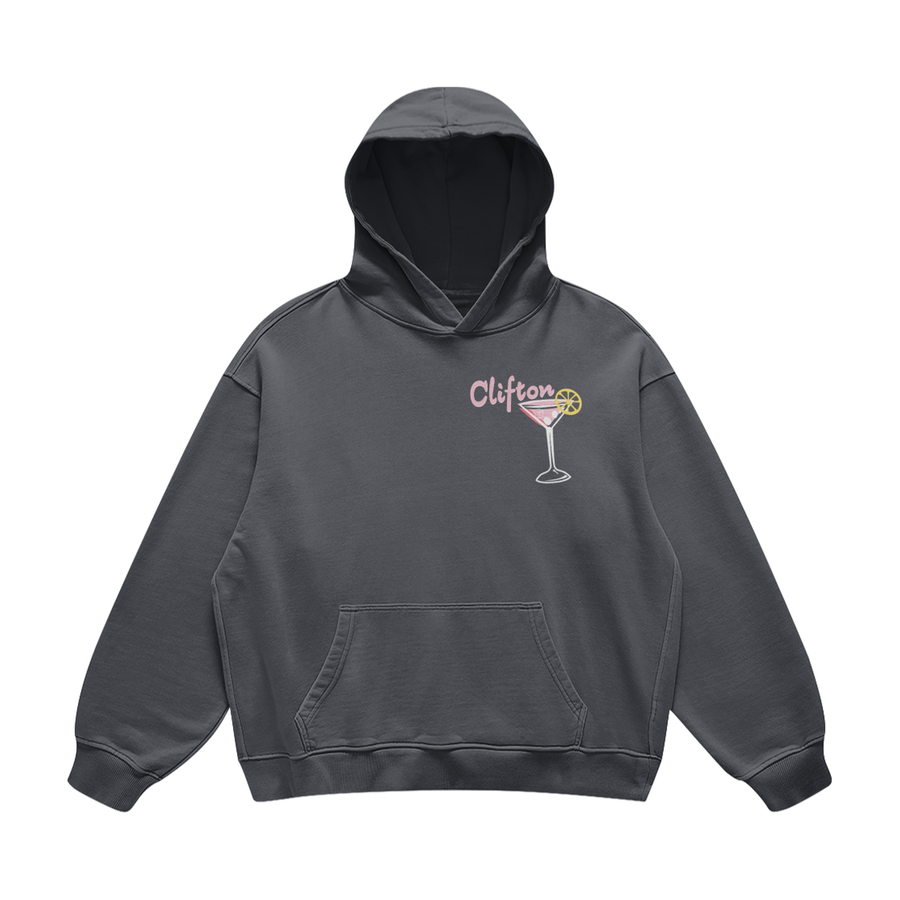 Clifton Martini Carbon Gray Hoodie