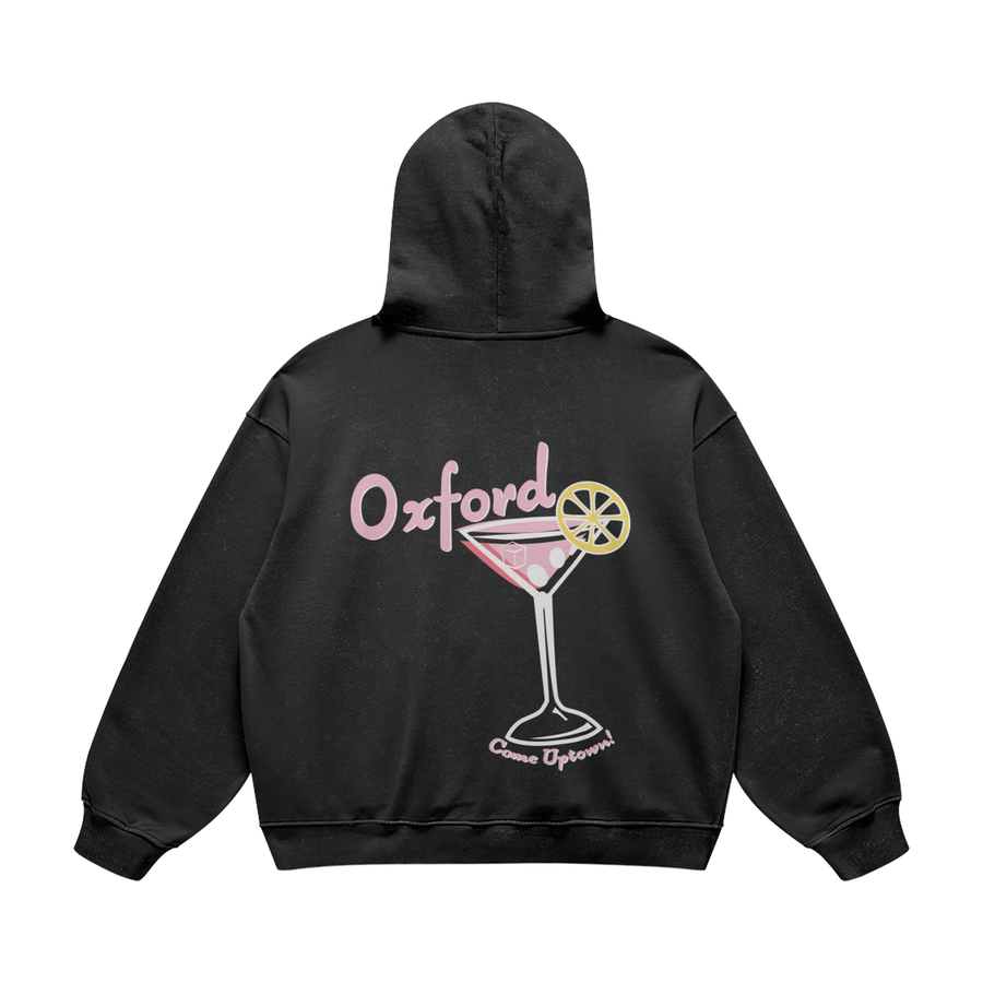 Come Uptown Black Sweat Set Hoodie